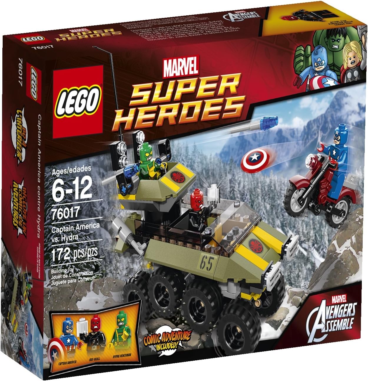 76017 Marvel: Super Heroes Captain America vs. Hydra - CERTIFIED