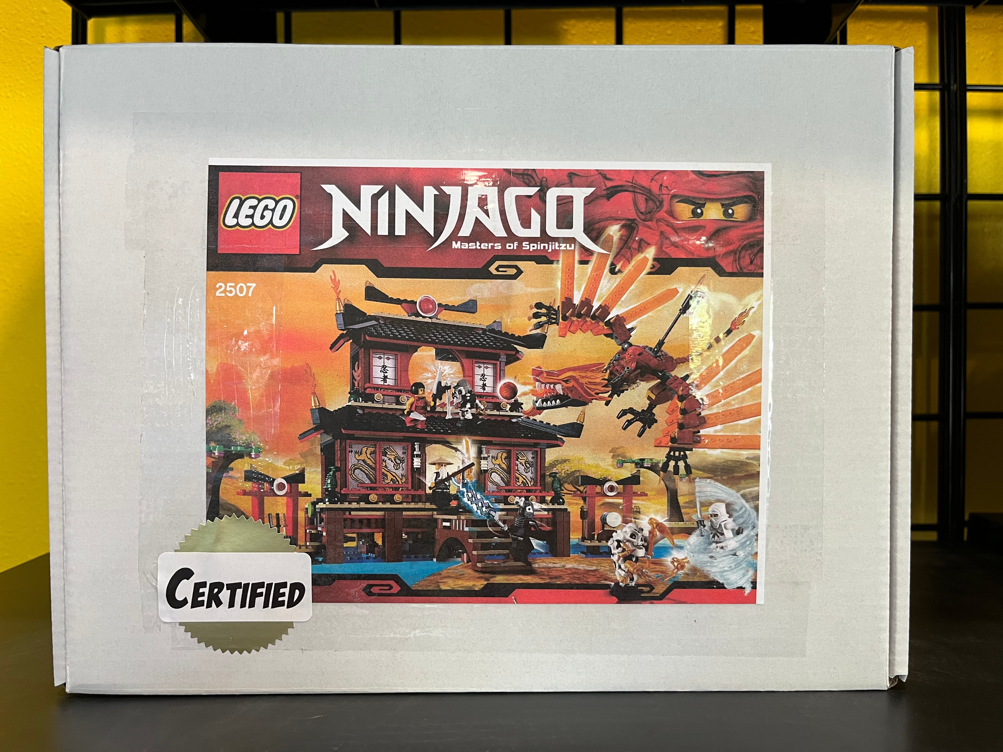 2507 LEGO Ninjago Fire Temple - Certified – bricksandminfigsmetroeast