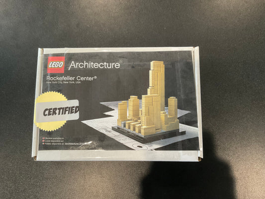 21007 LEGO Architecture Architect Series Rockefeller Center-Certified