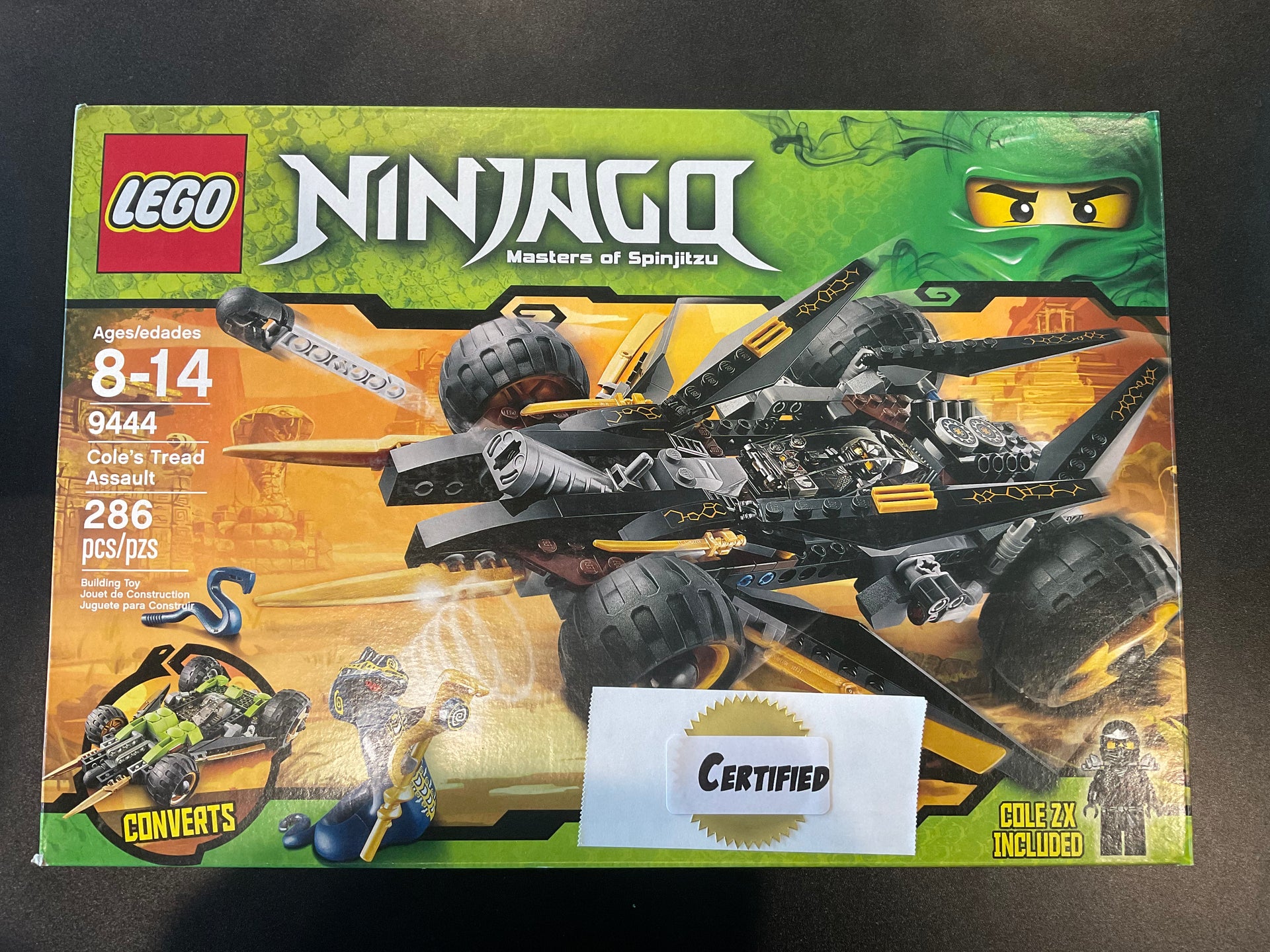 Retired Ninjago Cole's Tread deals Assault 9444