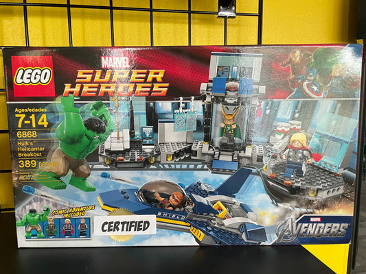 6868 Marvel: Avenger's Hulk's Helicarrier Breakout - CERTIFIED